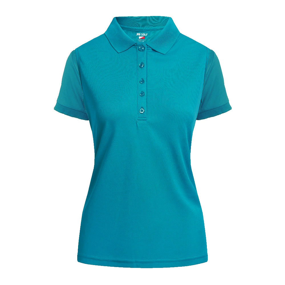 JRB Pique Short Sleeved Polo - Lapis Green
