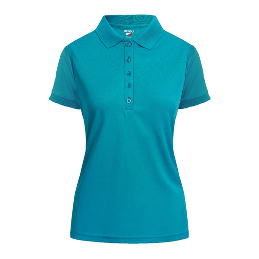 JRB Pique Short Sleeved Polo - Lapis Green