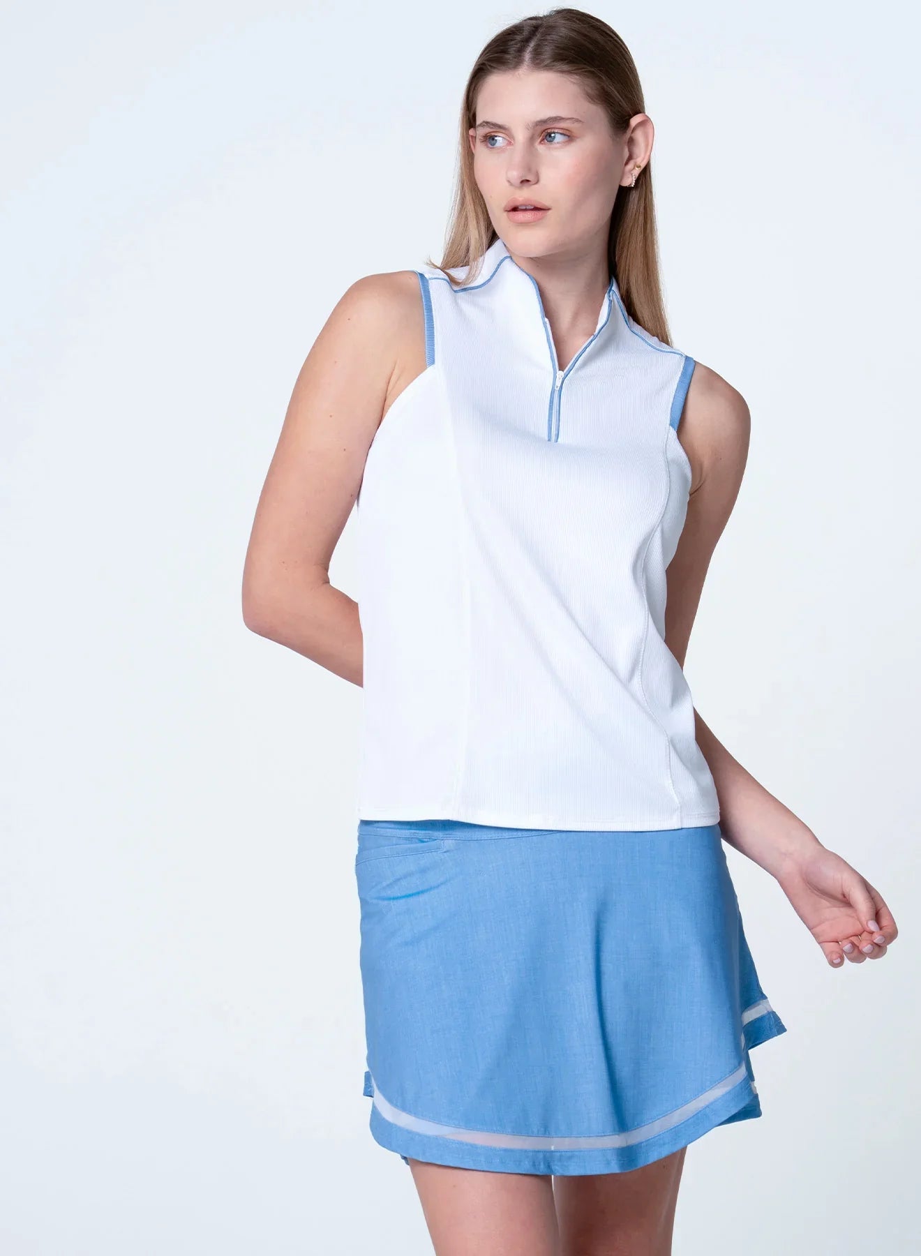 Lucky in Love Flounce Skort - Linen Play
