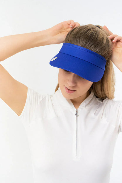 Plain wired visor - Royal blue