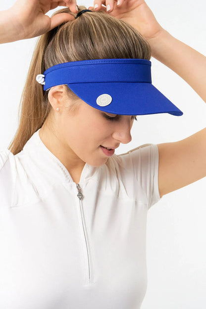 Plain wired visor - Royal blue