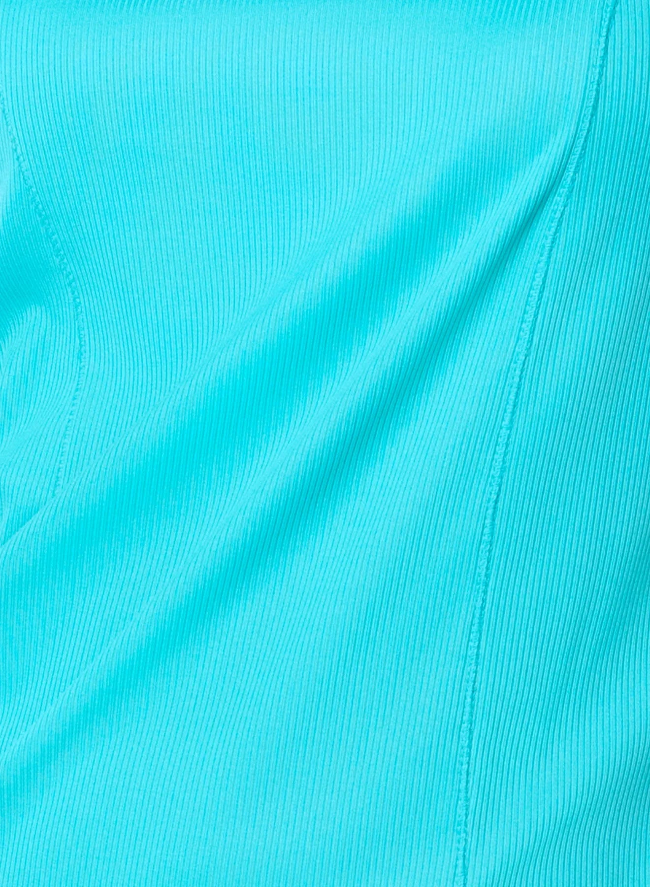 Lucky in Love Mandarin Sleeveless Top - Aquamarine