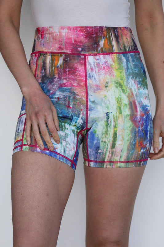 Famara Women's Skins/Shorts - Monet print