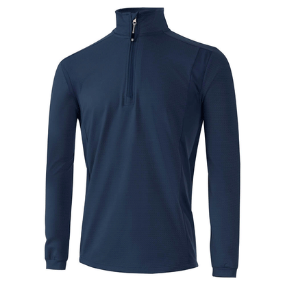 Island Green Men: 1/4 Zipped Outer Layer - Navy