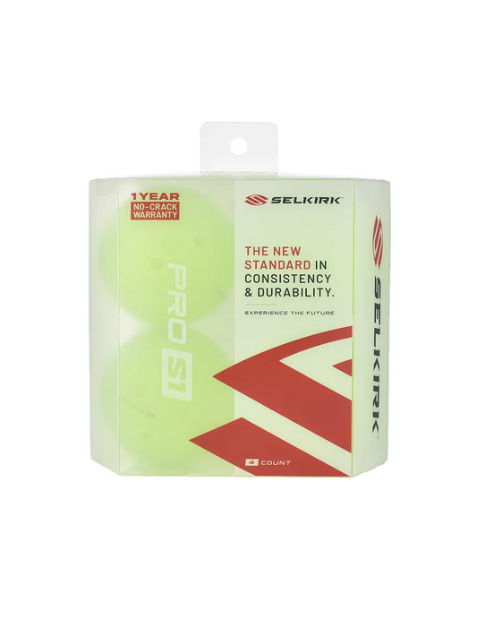 Selkirk Pro S1 Pickleball Balls (pack of 4) - Yellow