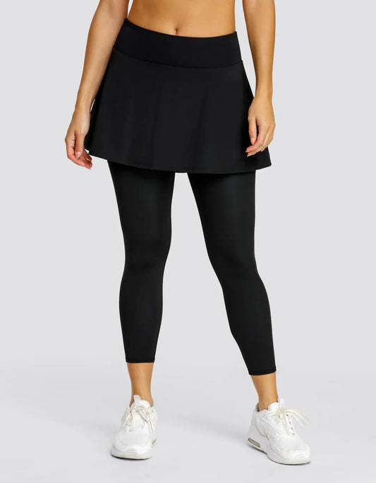 Tail Skipper Skeggings - Onyx black