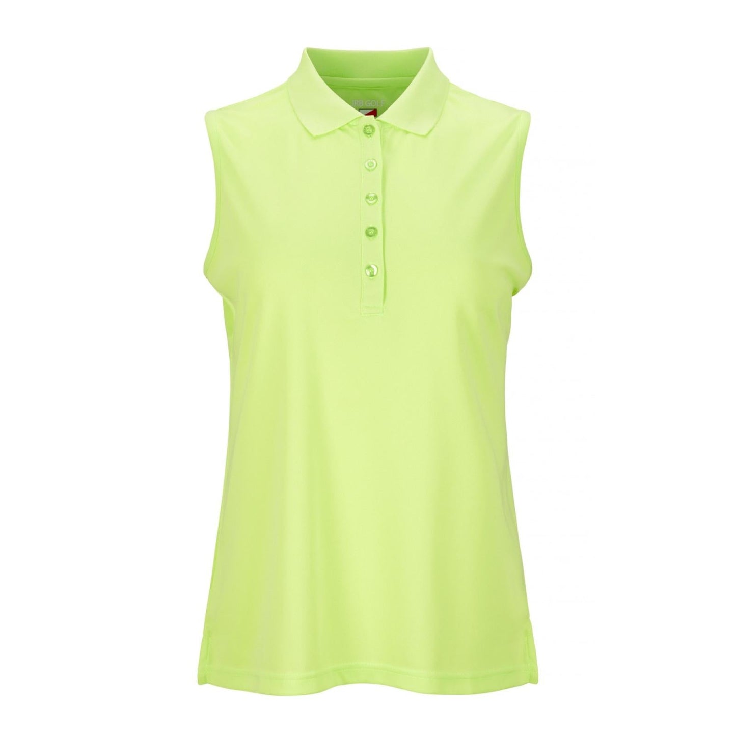JRB Pique Sleeveless Polo - Lime