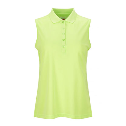 JRB Pique Sleeveless Polo - Lime