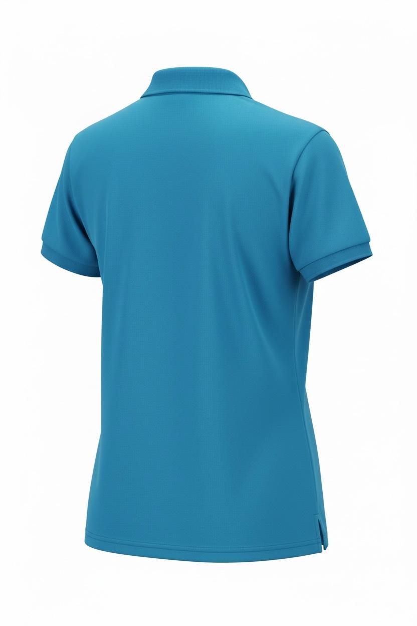JRB Pique Short Sleeved Polo - River Blue