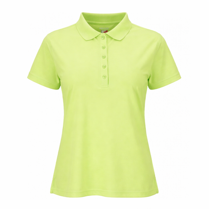 JRB Pique Short Sleeved Polo - Lime