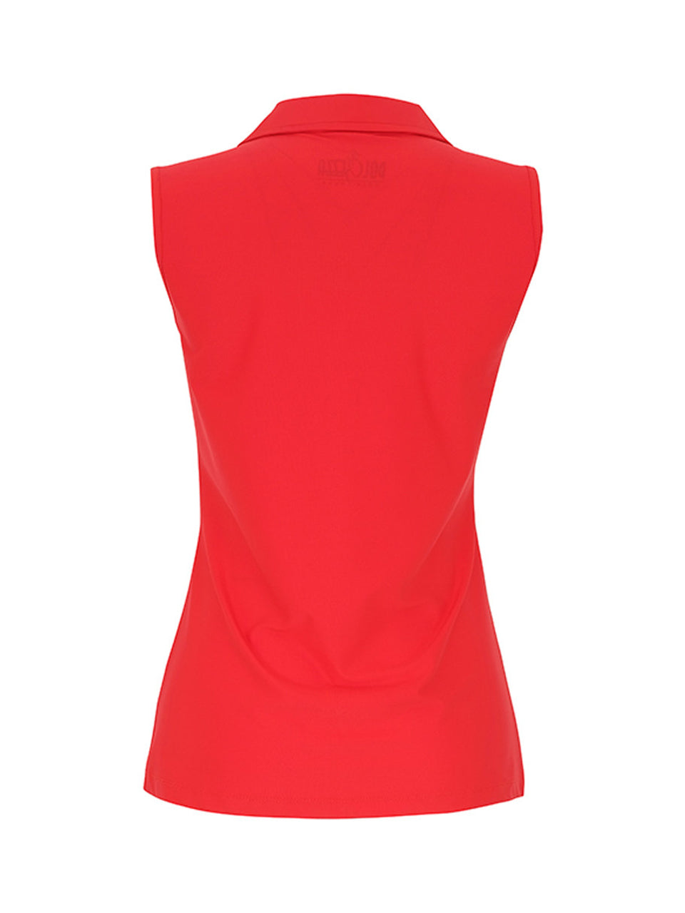 Dolcezza plain sleeveless top - red