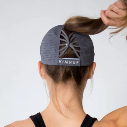 VimHue Sun Goddess cap - Poppy seed grey