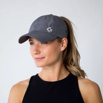 VimHue Sun Goddess cap - Poppy seed grey