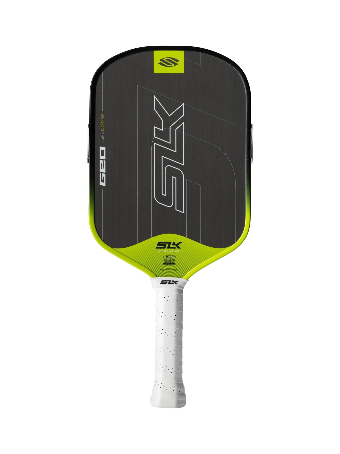 Selkirk SLK Geo Elongated pickleball paddle - Black/Volt Green