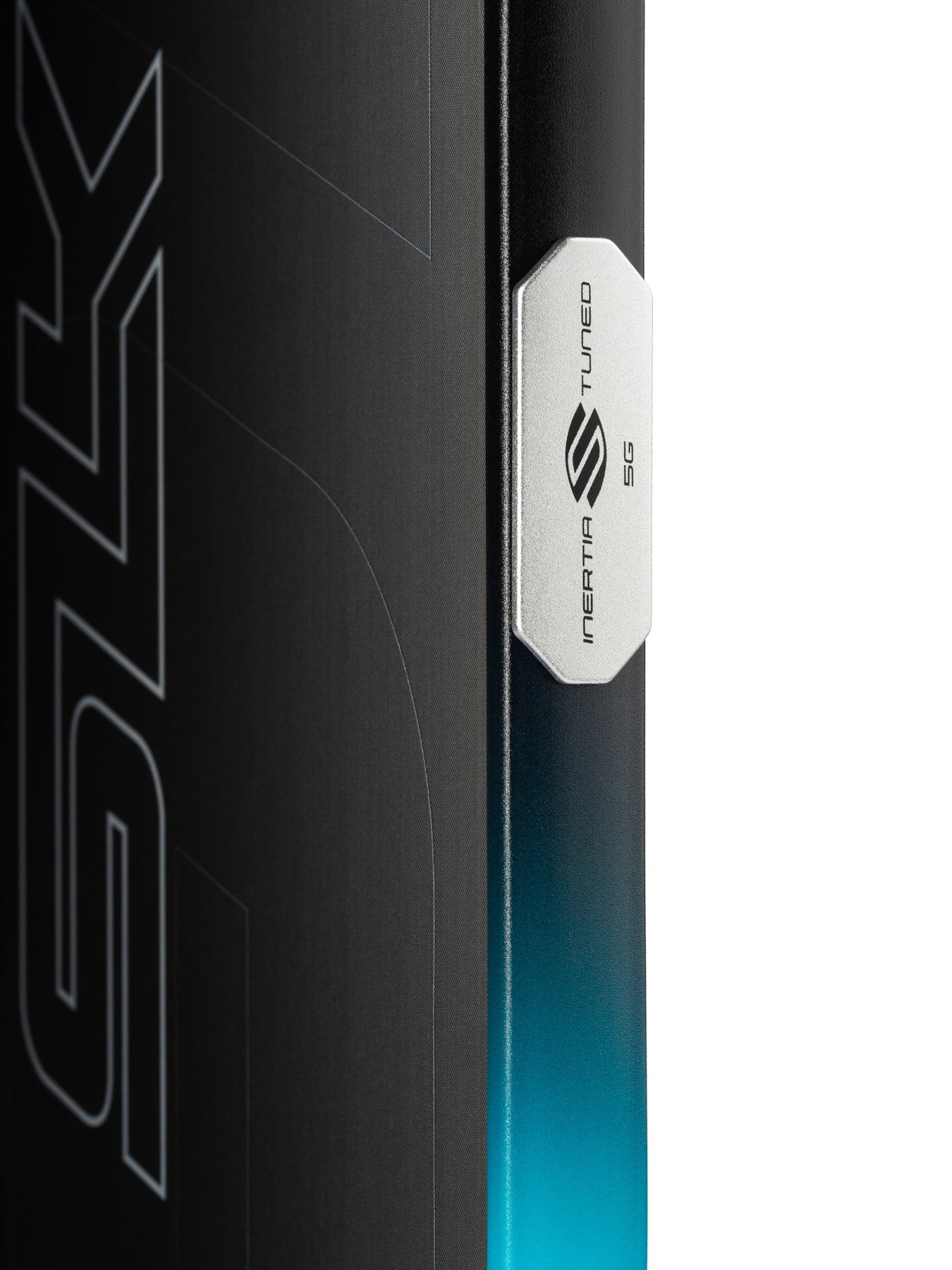 Selkirk SLK Geo Widebody pickleball paddle - Black/Cyan Blue