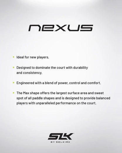 SLK Nexus pickleball paddle - Citron