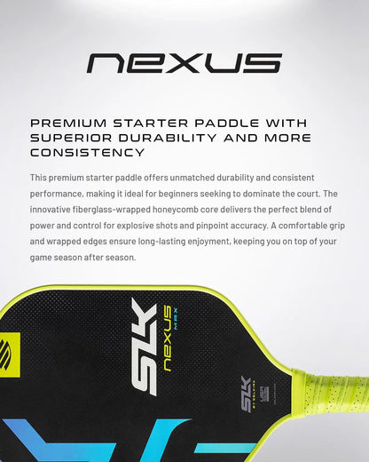 SLK Nexus pickleball paddle - Citron