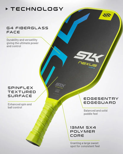 SLK Nexus pickleball paddle - Citron