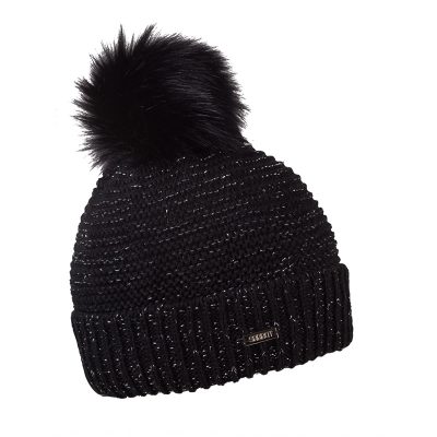 Sabbot Silvie Bobble Hat - Sparkling Black