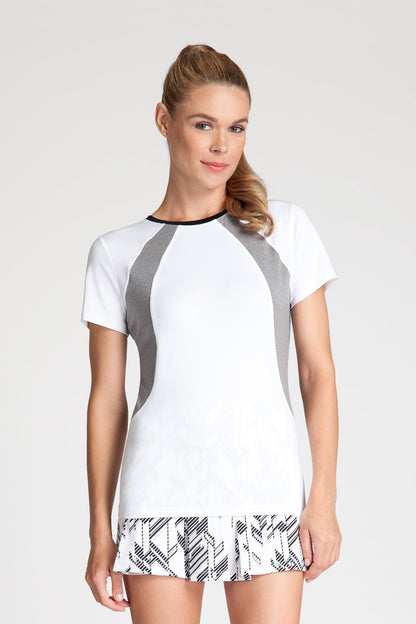 Tail Hayden Top - White/heather