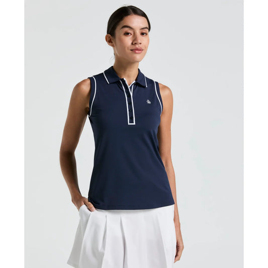 Original Penguin Veronica Sleeveless top - Black Iris (dark navy)