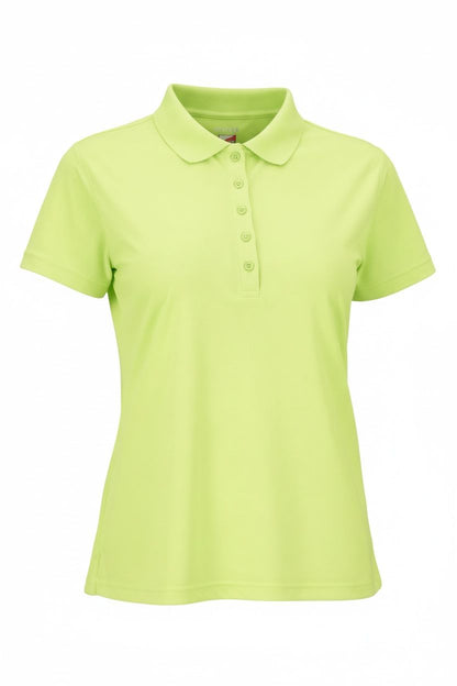 JRB Pique Short Sleeved Polo - Lime