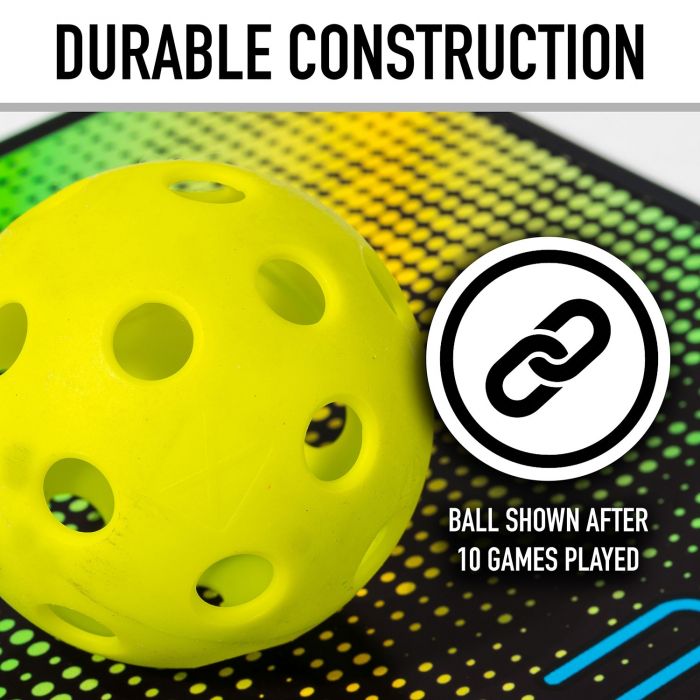 Franklin Sports indoor X-26 pickleball - Individual ball (Yellow, lime or blue)
