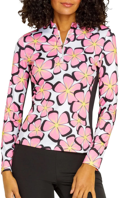 Tail Trey Long Sleeved Top - Glimmer Petals