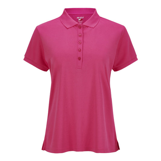 JRB Pique short sleeved polo - Fandango pink