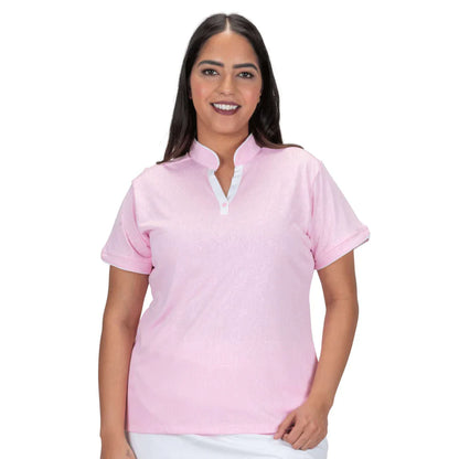 Nancy Lopez Vine short sleeved polo - Burst Multi